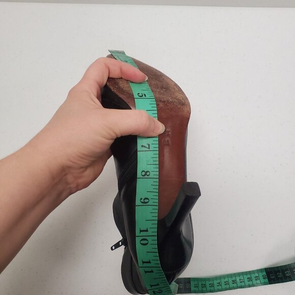 Cole Haan City Womens Ava Leather Ankle Boots Size 9.5 Black Pointed Toe Witchy - Picture 10 of 16